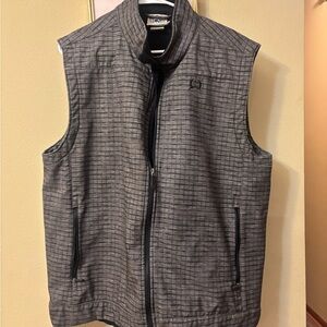 Cinch Men's Charcoal Checkered Vest